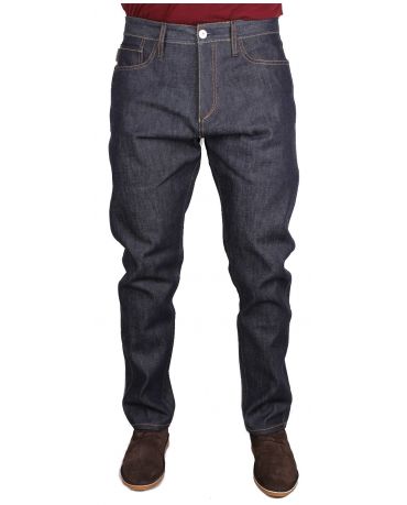 Jack&Jones Granatowe Jeansy Klasyczne Raw Denim