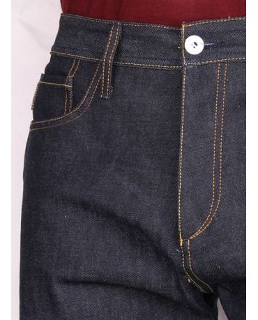 Jack&Jones Granatowe Jeansy Klasyczne Raw Denim
