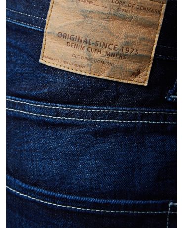 Jack&Jones Granatowe Jeansy Lekko Zwężane Męskie