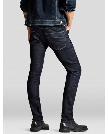 Jack&Jones Granatowe Jeansy Męskie Dopasowane Slim Fit