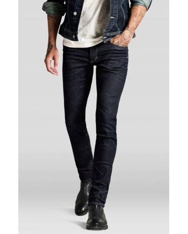Jack&Jones Granatowe Jeansy Męskie Dopasowane Slim Fit