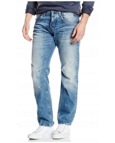 Jack&Jones Niebieskie Jeansy Luźne Anti Fit Męskie