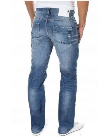 Jack&Jones Niebieskie Klasyczne Jeansy Slim Fit