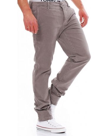 Jack&Jones Szare Chinosy Męskie Slim Fit