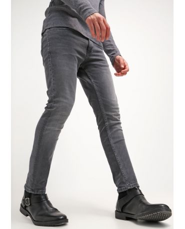 Jack&Jones Szare Rurki Jeansy Skinny Fit Męskie