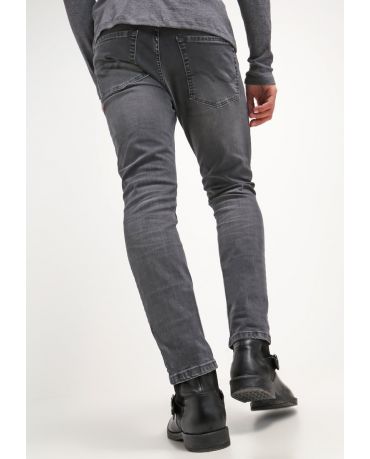 Jack&Jones Szare Rurki Jeansy Skinny Fit Męskie