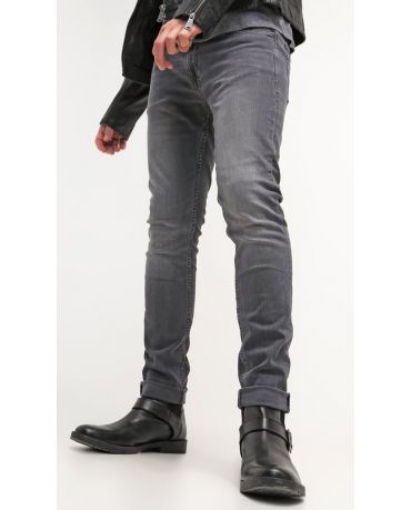 Jack&Jones Szare Rurki Jeansy Skinny Fit Męskie