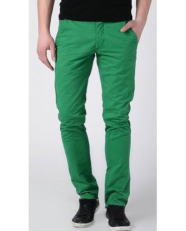 Jack&Jones Zielone Chinosy Męskie Slim Fit