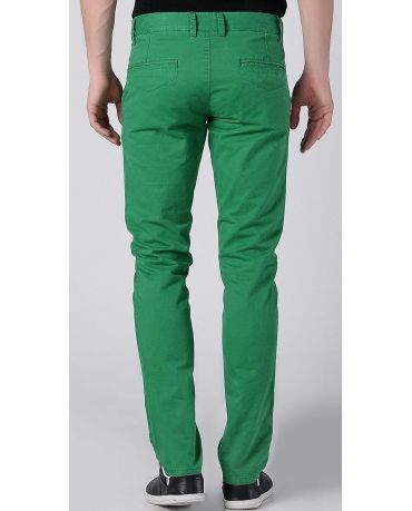 Jack&Jones Zielone Chinosy Męskie Slim Fit