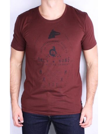 ONLY & SONS BORDOWA KOSZULKA JOEL L/XL