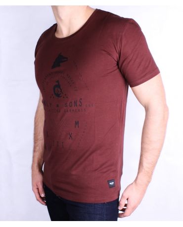 ONLY & SONS BORDOWA KOSZULKA JOEL L/XL