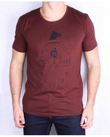 ONLY & SONS BORDOWA KOSZULKA JOEL L/XL