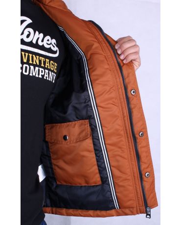 ONLY & SONS OCIEPLANA POMARAŃCZOWA KURTKA L