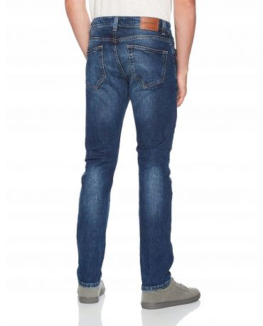 Only & Sons Przecierane Miękkie Niebieskie Jeansy Męskie