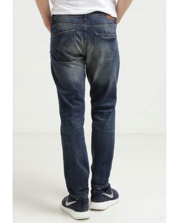 Only Sons Regularne Klasyczne Jeansy Granatowe Przetarcia
