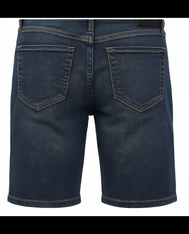 ONLY SONS Spodenki Jeansowe Granatowe Męskie Grubsze Krótkie Slim