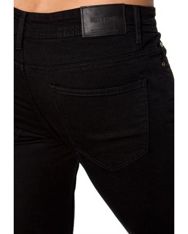Only&Sons Czarne Jeansy Slim Męskie Zwężane