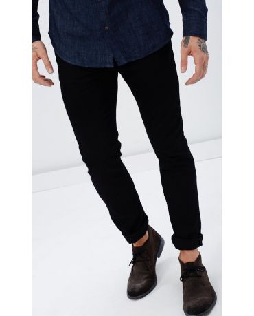 Only&Sons Czarne Klasyczne Jeansy Męskie Grubsze
