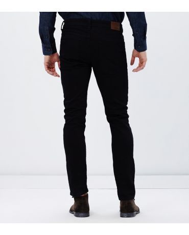 Only&Sons Czarne Klasyczne Jeansy Męskie Grubsze