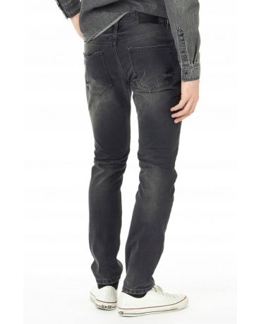 Only&Sons Grafitowe Męskie Jeansy Regular Fit