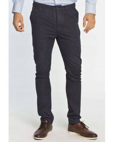 Only&Sons Granatowe Chinosy Męskie Skinny