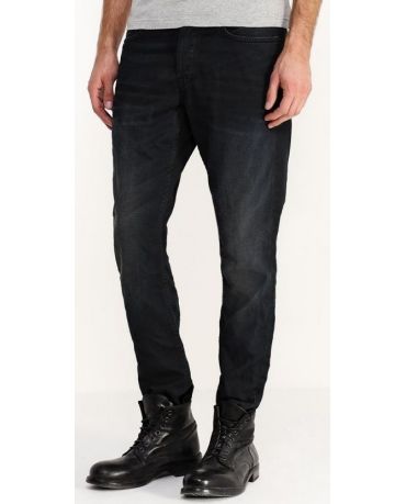 Only&Sons Luźne Granatowe Grafitowe Jeansy Męskie Regular Fit