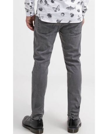 Only&Sons Szare Jeansy Meskie Slim Fit Rurki