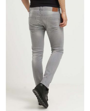 Only&Sons Szare Jeansy Zwężane Slim fit