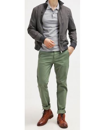 Only&Sons Zielone Chinosy Męskie Slim Jasne