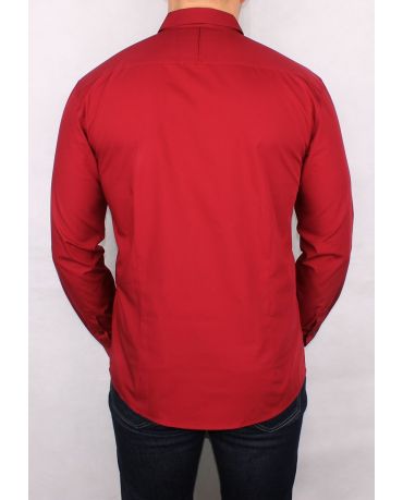 SELECTED HOMME BORDOWA KOSZULA ELEGANCKA L