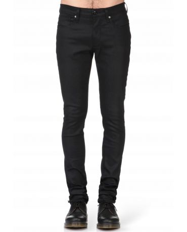 Selected Homme Czarne Błyszczące rurki Męskie Skinny Fit