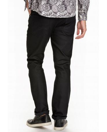 Selected Homme Czarne Proste Jeansy Regular