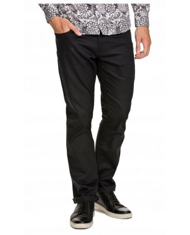 Selected Homme Czarne Proste Jeansy Regular