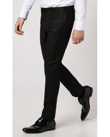 SELECTED HOMME CZARNE SPODNIE GARNITUROWE