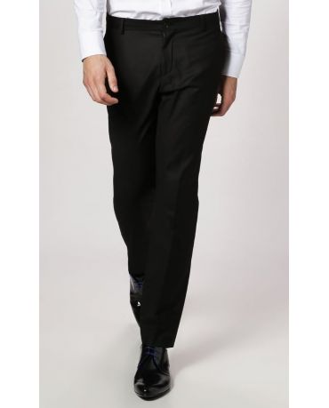 SELECTED HOMME CZARNE SPODNIE GARNITUROWE