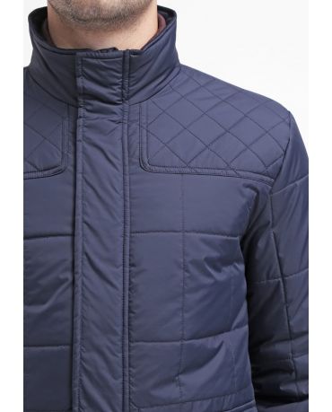 SELECTED HOMME GRANATOWA OCIEPLANA KURTKA M