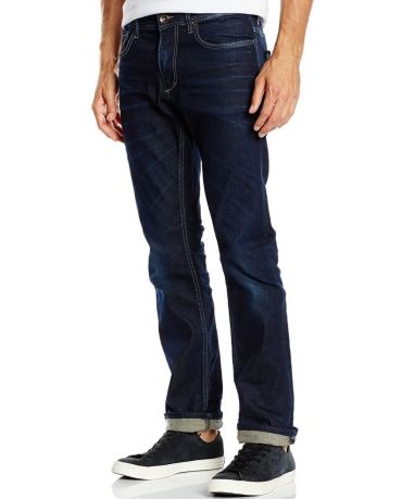 Selected Homme Granatowe Jeansy Męskie Klasyczne