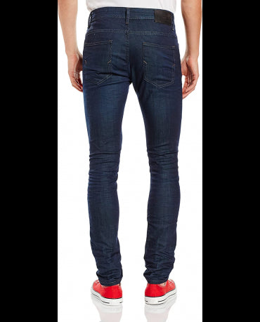 Selected Homme Granatowe Rurki Męskie Jeansy Skinny Fit