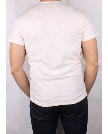 SELECTED HOMME KREMOWA KOSZULKA L/XL