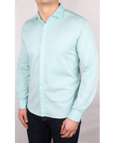 SELECTED HOMME MĘSKA KOSZULA TURKUSOWA L