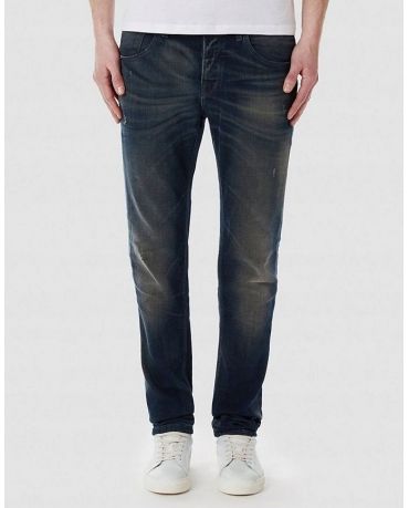 Selected Homme Niebieskie Dopasowane Rurki Skinny Fit