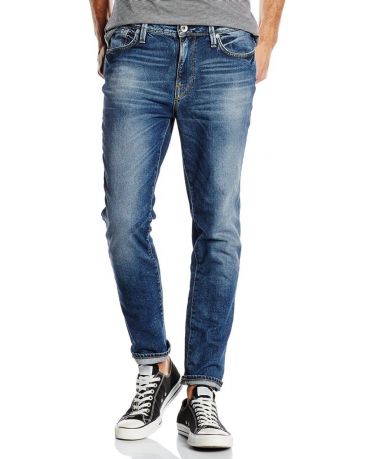 Selected Homme Niebieskie Jeansy Slim Fit Biodrówki Meskie