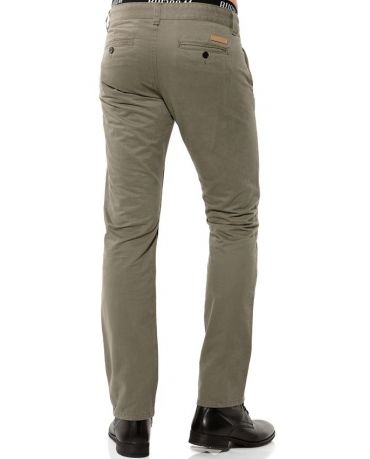 Selected Homme Oliwkowe Chinosy Męskie Regular
