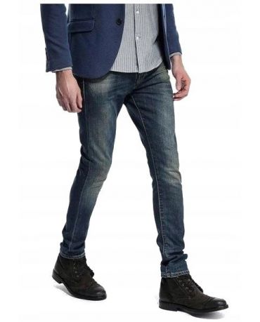 Selected Homme Rurki Niebieskie Jeansy Męskie