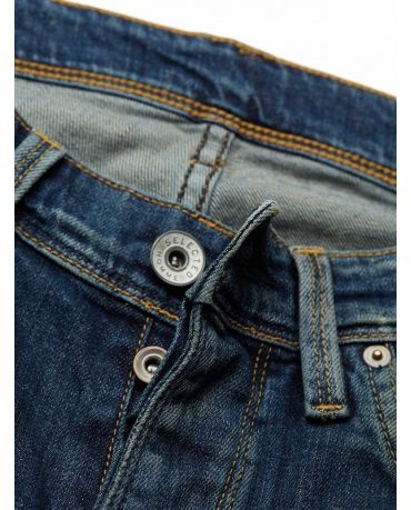 Selected Homme Rurki Niebieskie Jeansy Męskie