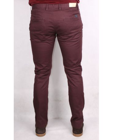 Selected Homme Śliwkowe Chinosy Slim Męskie