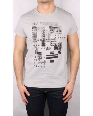 SELECTED HOMME SZARA KOSZULKA L/XL