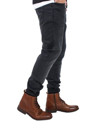 Selected Homme Szare Rurki Jeansy Męskie