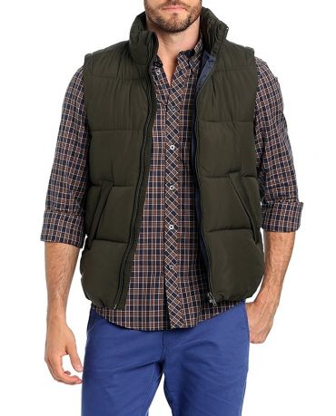 SELECTED HOMME ZIELONY OCIEPLANY BEZRĘKAWNIK