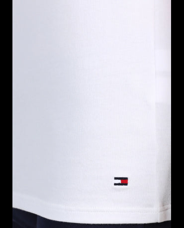Tommy Hilfiger Biała Koszulka V-neck